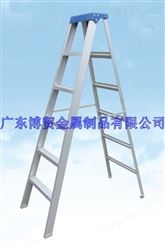 新疆铝合金轻型单宽人字梯/香港单侧梯